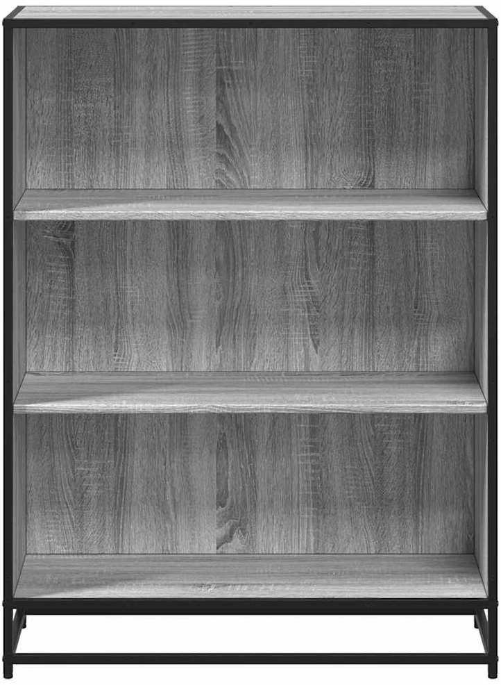 knygų spintelė pilka Sonoma 80,5x35x107,5cm inžinierinė mediena
