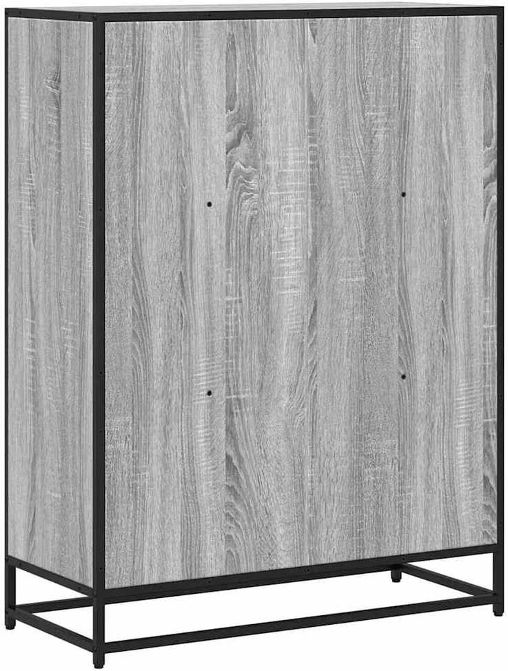 knygų spintelė pilka Sonoma 80,5x35x107,5cm inžinierinė mediena