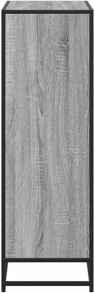 knygų spintelė pilka Sonoma 80,5x35x107,5cm inžinierinė mediena