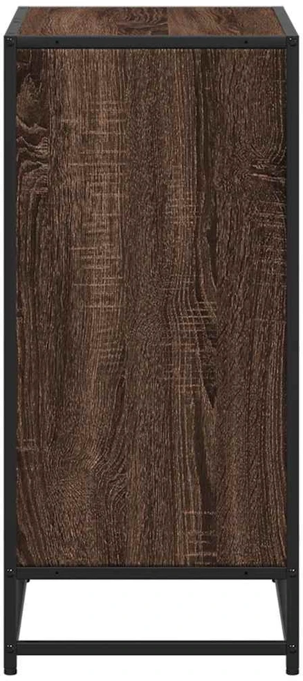 knygų spintelė Rudas ąžuolas 60x35x76 cm Inžinerinė mediena