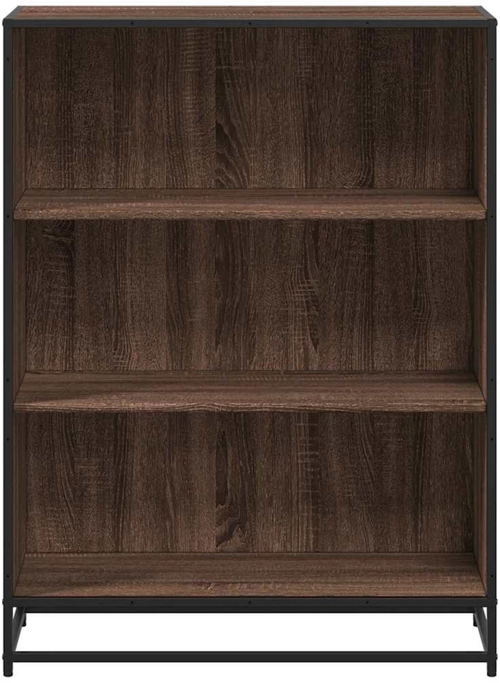 knygų spintelė rudas ąžuolas 80,5x35x107,5cm inžinerinė mediena