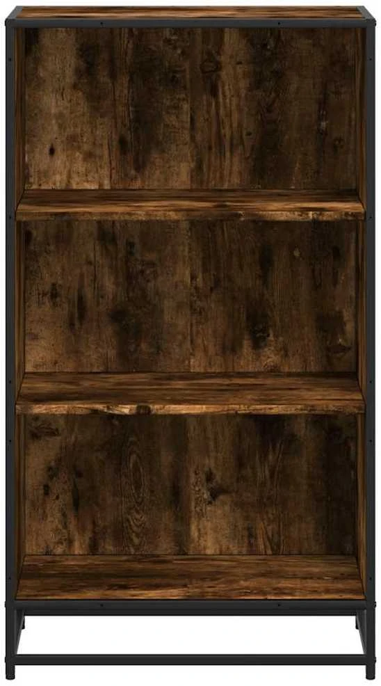 knygų spintelė rūkytas ąžuolas 60x35x107,5 cm dirbtinė mediena