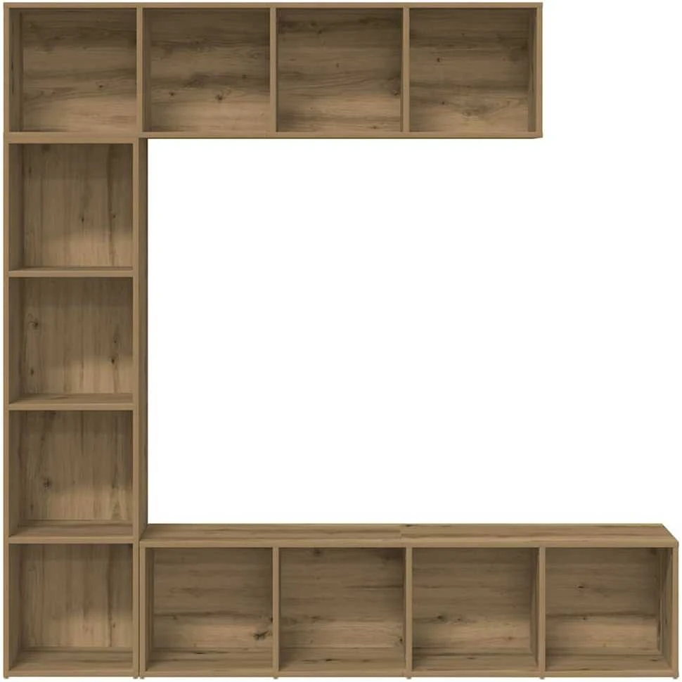 knygų spintelės 3 vnt Artisan Oak Engineered Wood