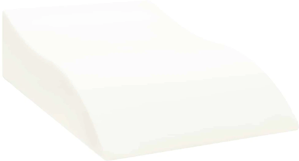 Koja pagalvė 68 x 40 x 18 cm PU putos Balta