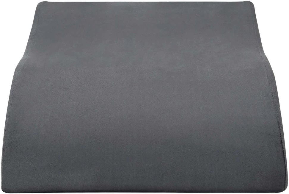 Koja pagalvė 68 x 40 x 18 cm PU putos Pilka