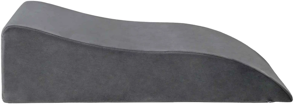 Koja pagalvė 68 x 40 x 18 cm PU putos Pilka