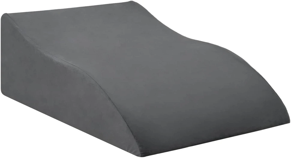 Koja pagalvė 68 x 41 x 21 cm PU putos Pilka