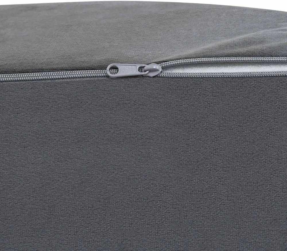 Koja pagalvė 68 x 41 x 24 cm PU putos Pilka
