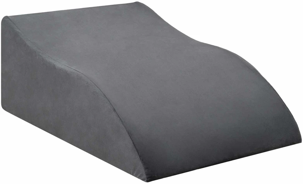Koja pagalvė 68 x 41 x 24 cm PU putos Pilka