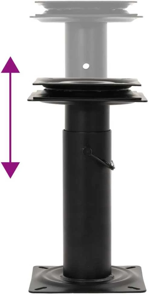 Koja valties sėdynei su 360° pasukimo mechanizmu, plienas