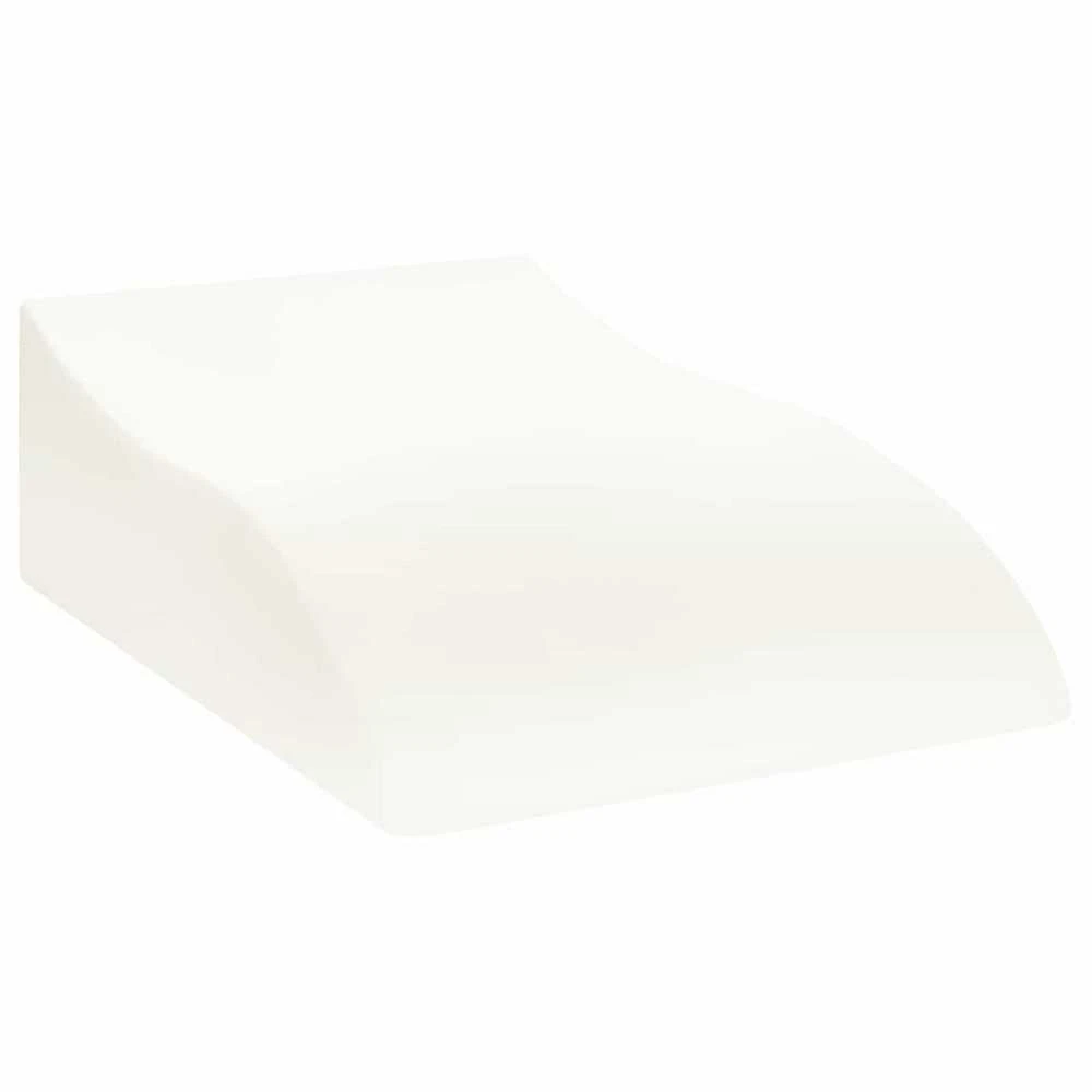 Koja pagalvė 68 x 40 x 21,5 cm PU putos Balta