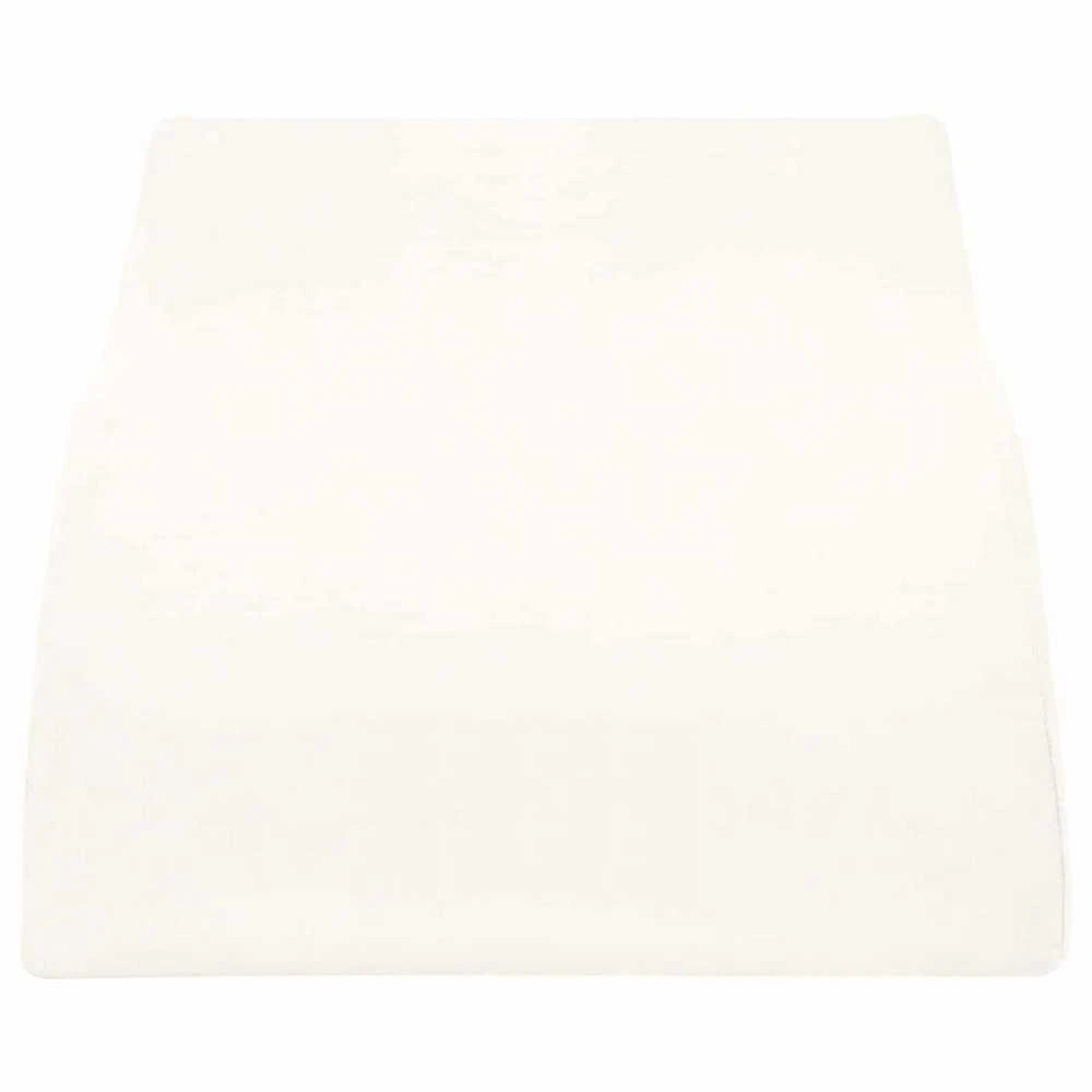 Koja pagalvė 68 x 40 x 18 cm PU putos Balta