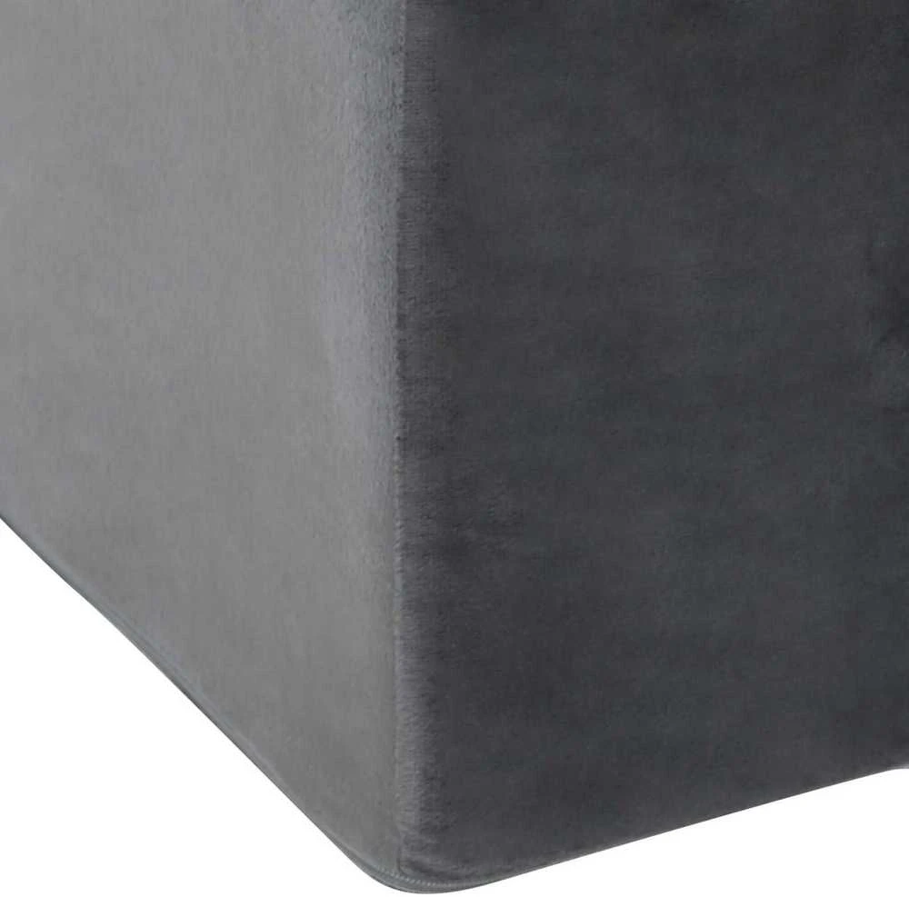 Koja pagalvė 68 x 40 x 18 cm PU putos Pilka