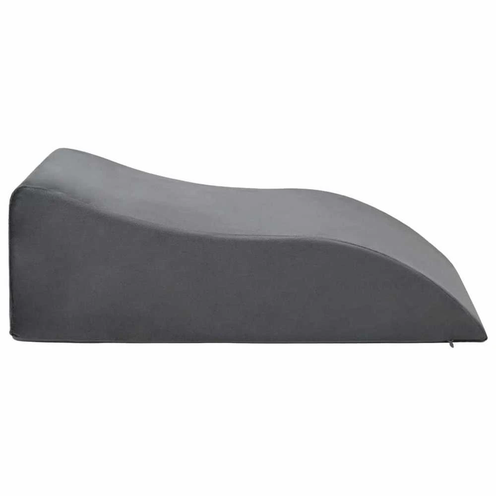 Koja pagalvė 68 x 41 x 21 cm PU putos Pilka