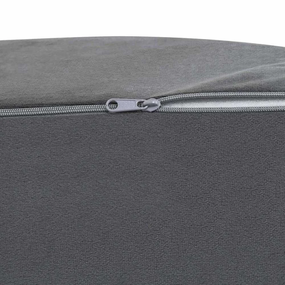 Koja pagalvė 68 x 41 x 21 cm PU putos Pilka
