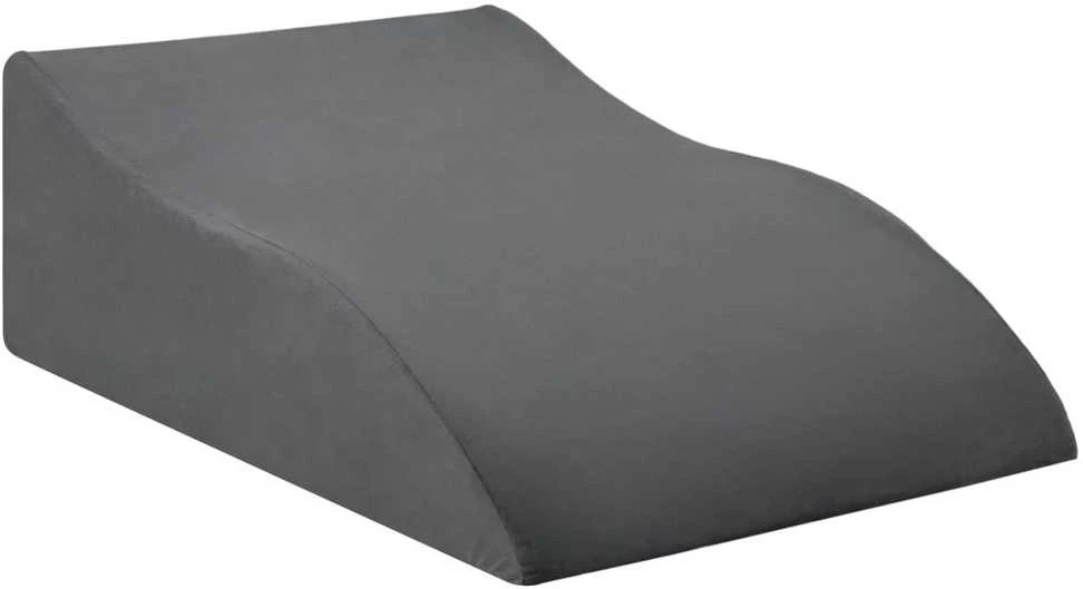 Koja pagalvė 68 x 41 x 21 cm PU putos Pilka