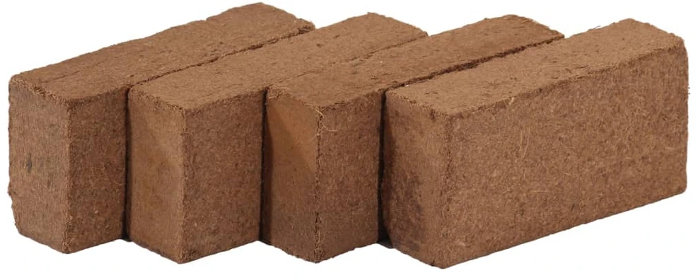 Kokoso pluošto blokai, 24vnt., 650g kiekvienas, viso 15,6kg