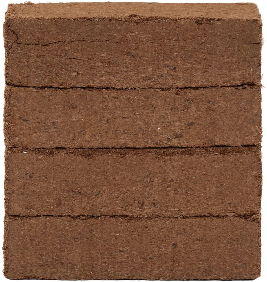Kokoso pluošto blokai, 24vnt., 650g kiekvienas, viso 15,6kg