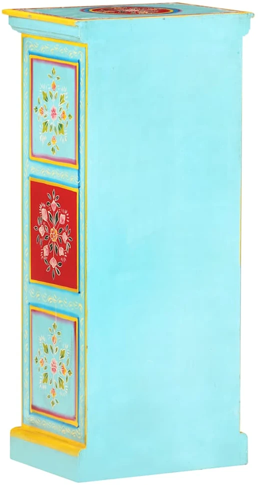 Komoda, 40x30x90cm, mango masyvas, tapyta rankomis