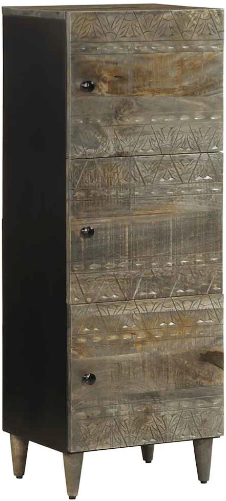 Komoda, 40x33x110cm, mango medienos masyvas