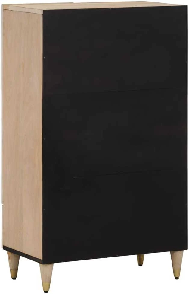 Komoda, 60x33x100cm, mango medienos masyvas