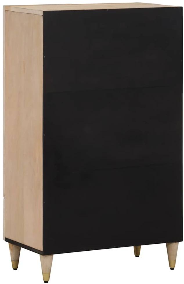 Komoda, 60x33x100cm, mango medienos masyvas