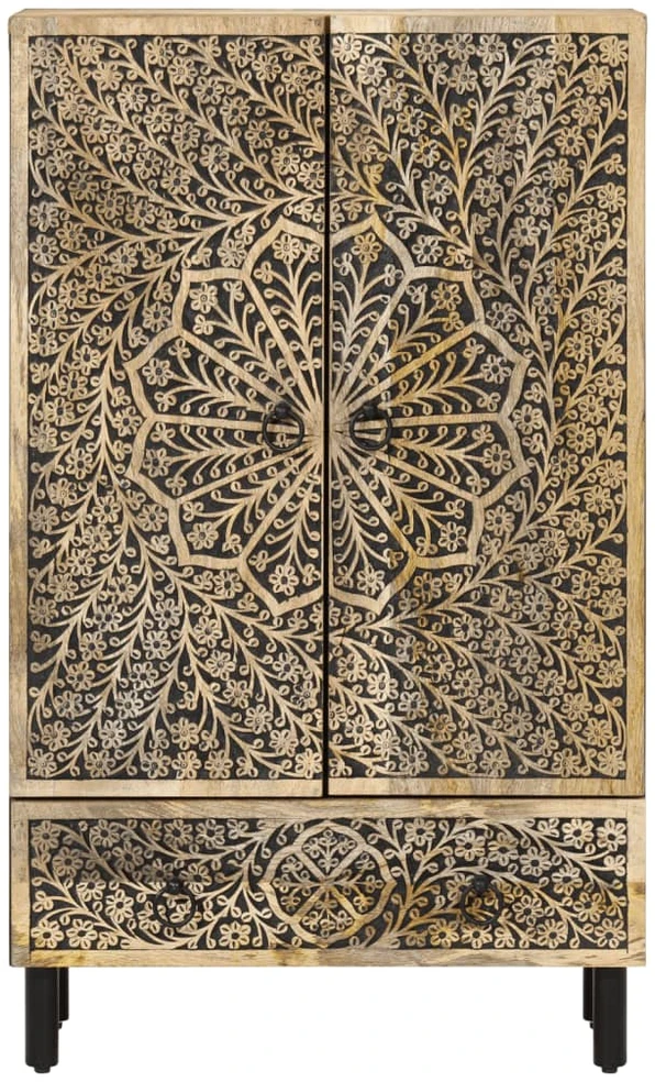Komoda, 60x33x100cm, mango medienos masyvas