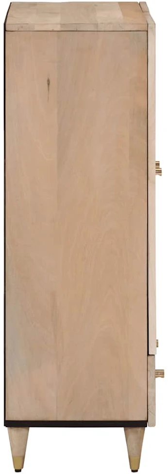 Komoda, 60x33x100cm, mango medienos masyvas