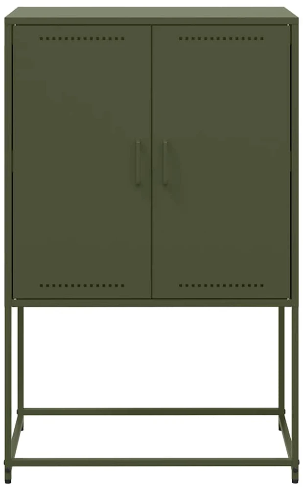 Komoda, alyvuogių žalia, 68,5x38,5x107cm, plienas