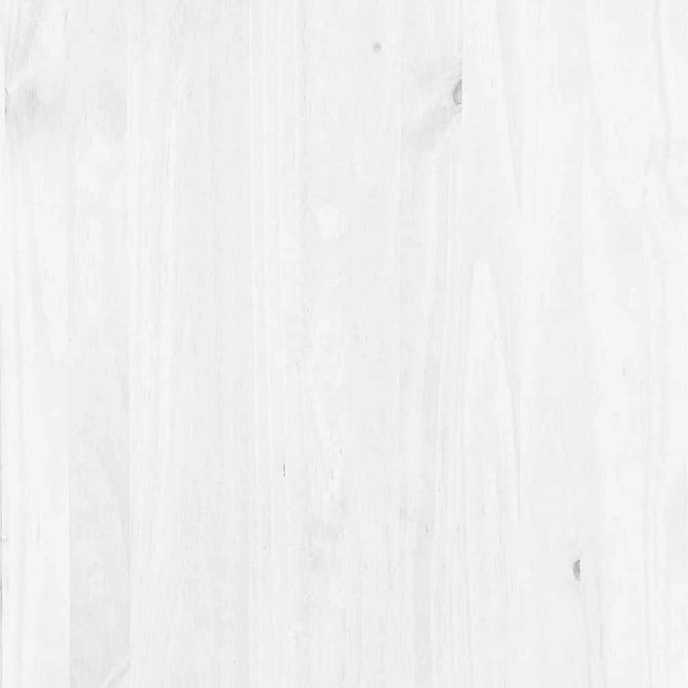 Komoda ASKIM Balta 79 x 40 x 133,5 cm Kietos pušies mediena