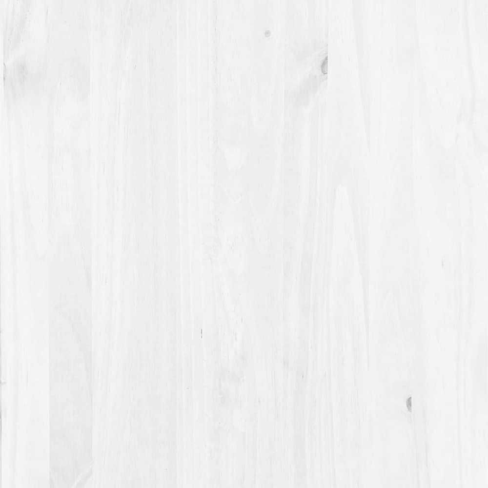 Komoda ASKIM Balta 91 x 40 x 79 cm Kietos pušies mediena