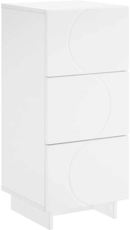 Komoda Balta 33,5 x 34,5 x 75 cm Apdirbta mediena