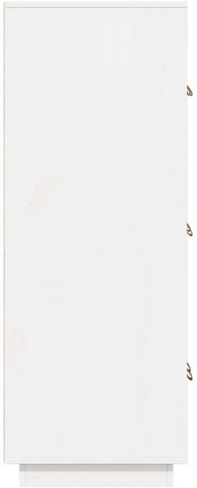 Komoda, balta, 67x40x108,5cm, pušies medienos masyvas