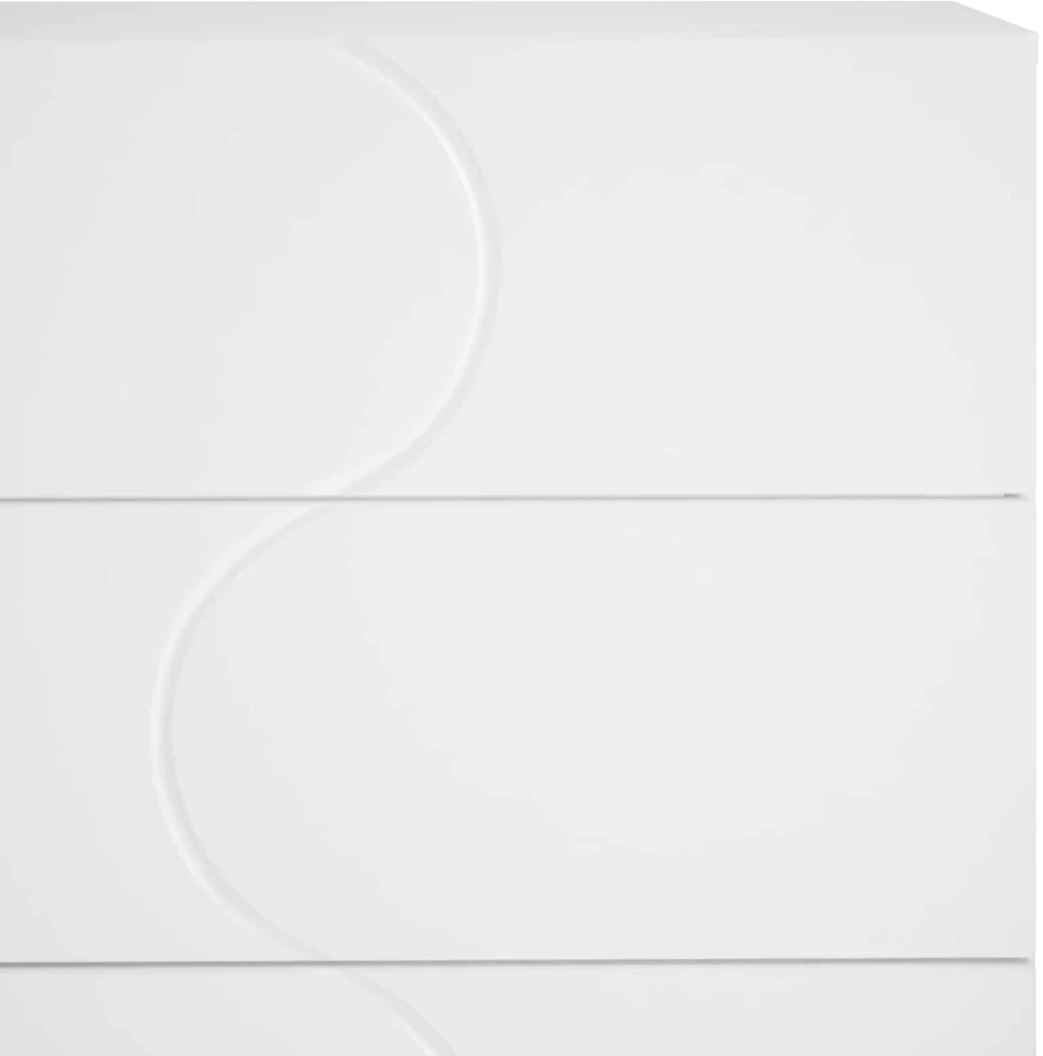 Komoda Balta 70 x 38 x 75 cm Apdirbta mediena