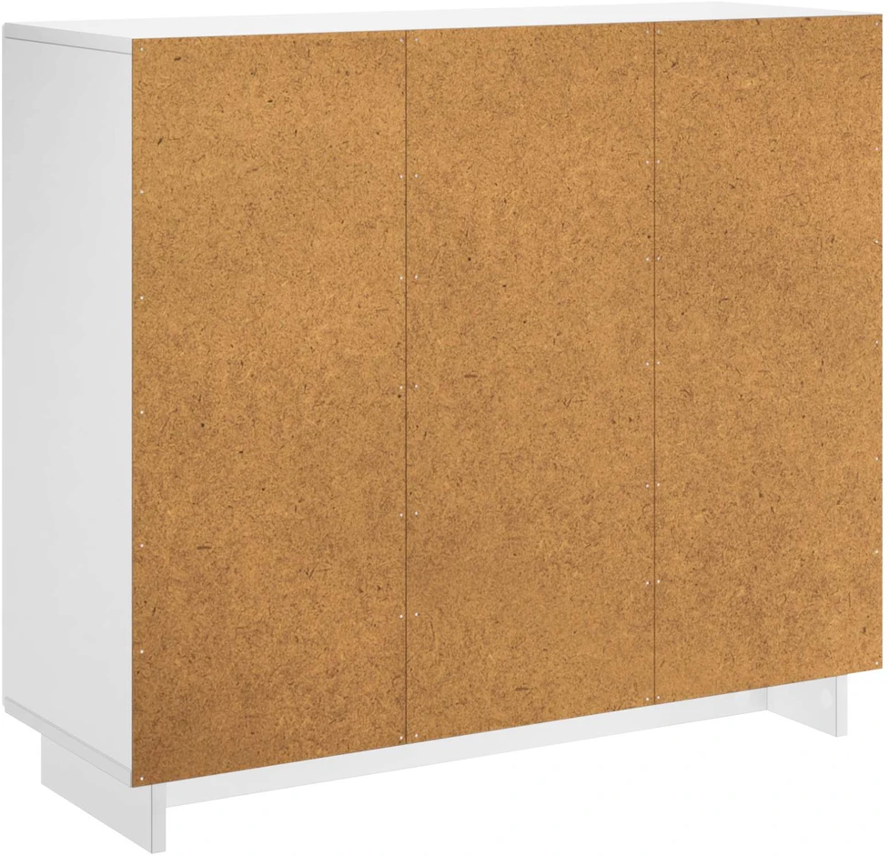Komoda Balta 85,5 x 31 x 75 cm Apdirbta mediena