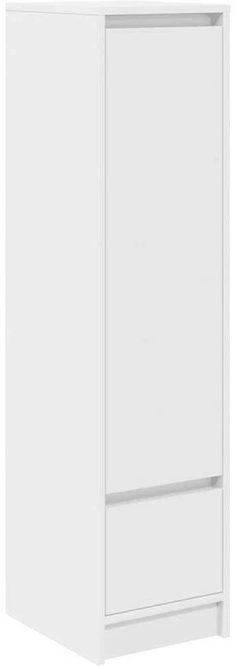 Komoda, baltos spalvos, 29,5x34x119,5 cm apdirbta mediena