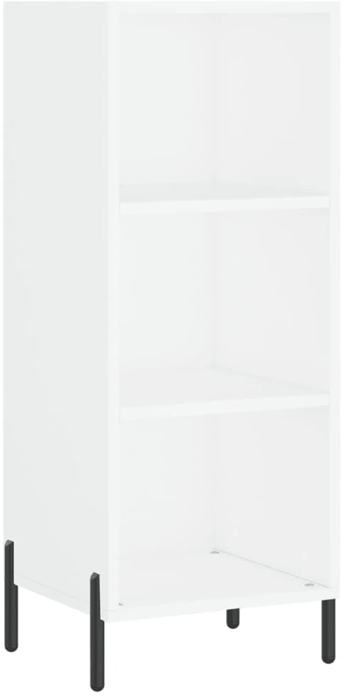 Komoda, baltos spalvos, 34,5x34x180cm, apdirbta mediena