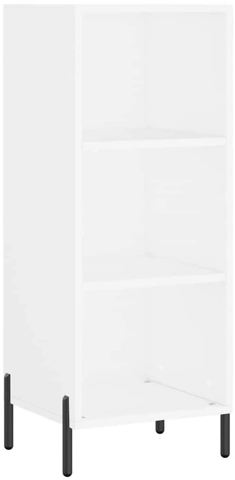 Komoda, baltos spalvos, 34,5x34x180cm, apdirbta mediena