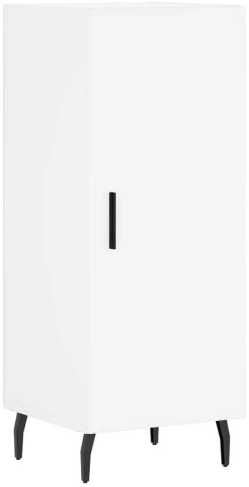 Komoda, baltos spalvos, 34,5x34x180cm, apdirbta mediena