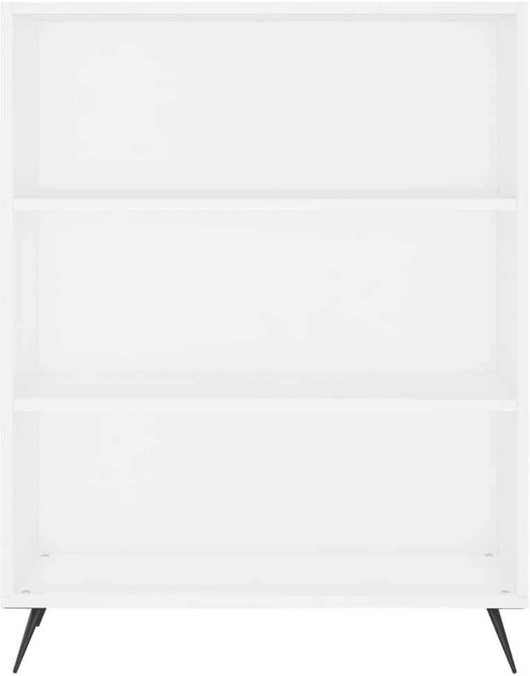 Komoda, baltos spalvos, 69,5x32,5x180cm, apdirbta mediena