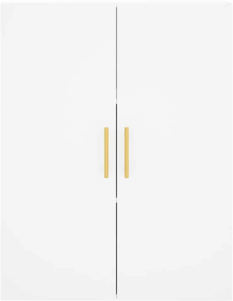 Komoda, baltos spalvos, 69,5x34x180cm, apdirbta mediena