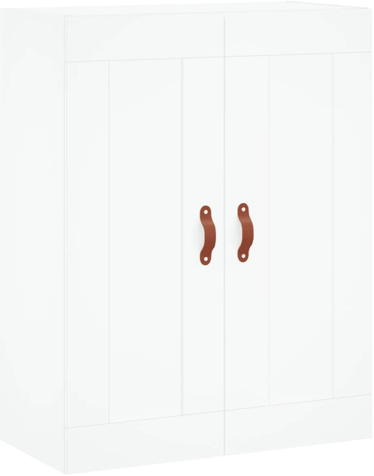 Komoda, baltos spalvos, 69,5x34x180cm, apdirbta mediena
