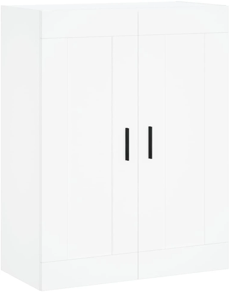 Komoda, baltos spalvos, 69,5x34x180cm, apdirbta mediena