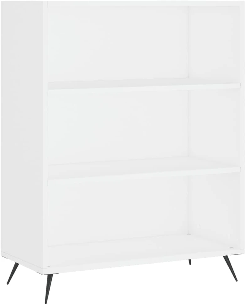 Komoda, baltos spalvos, 69,5x34x180cm, apdirbta mediena