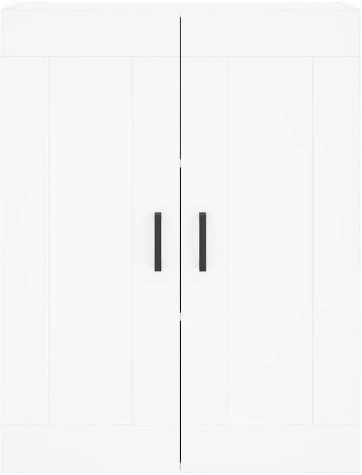 Komoda, baltos spalvos, 69,5x34x180cm, apdirbta mediena