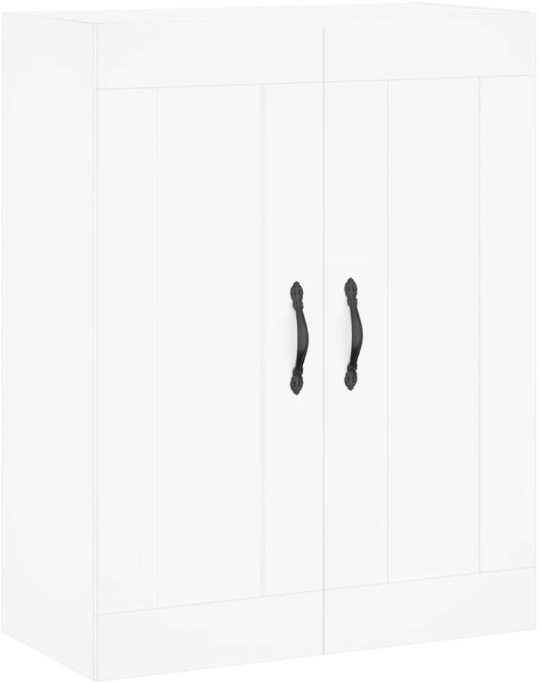 Komoda, baltos spalvos, 69,5x34x180cm, apdirbta mediena