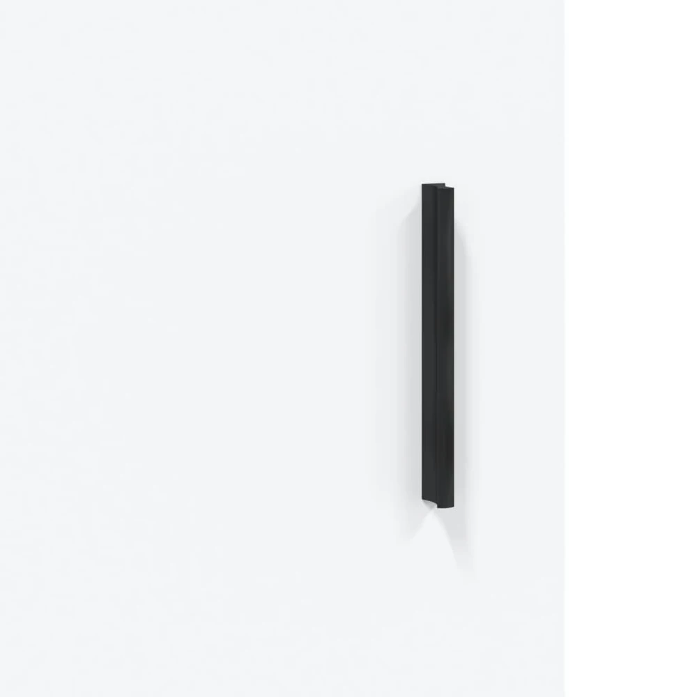 Komoda, baltos spalvos, 69,5x34x180cm, apdirbta mediena