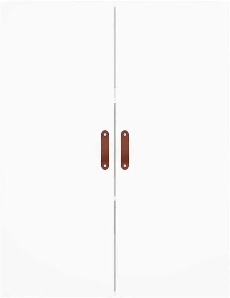 Komoda, baltos spalvos, 69,5x34x180cm, apdirbta mediena