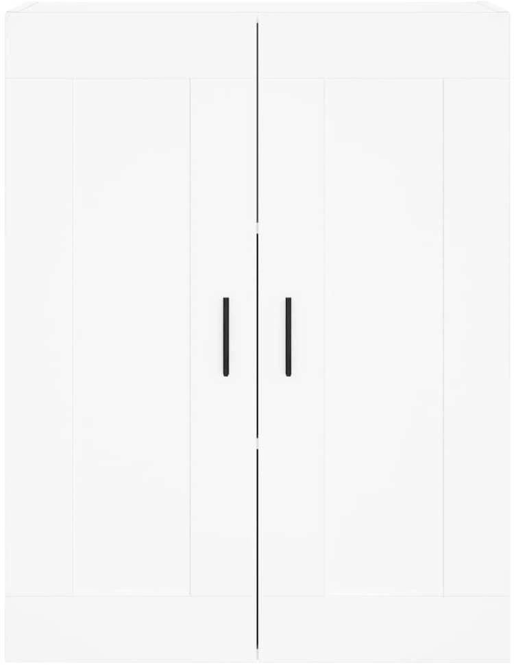 Komoda, baltos spalvos, 69,5x34x180cm, apdirbta mediena