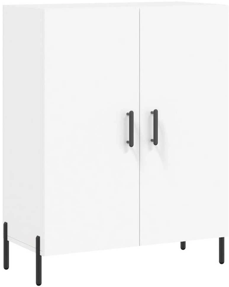 Komoda, baltos spalvos, 69,5x34x180cm, apdirbta mediena